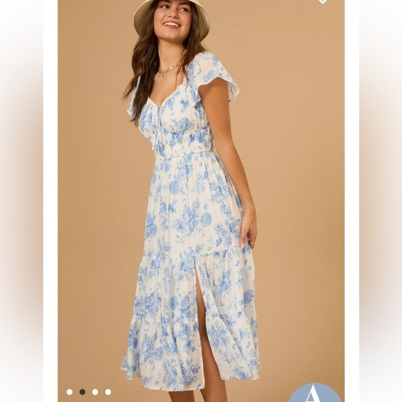 New with tags Altar’d state Quinn Floral Maxi Dress - Picture 2 of 6